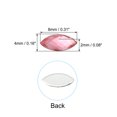 thumbnail image 2 of Uxcell 8x4mm Acrylic Flat Back Navette Horse Eye Crystal Gems, Pink 300Pcs, 2 of 6