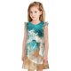 thumbnail image 1 of Fotbe Ocean Wave Crash Vestido de Dormir para Niñas de 3 a 10 Años, Mangas Cortas, Estilo Princesa, Pijama Camisón con Mangas Voladas-Small, 1 of 6