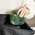 thumbnail image 6 of Crocodile Women's Period Storage Bag with Velvet Fabric, Sponge Padding, and Oxford Cloth Material - 4.7x6.6x6.6 in - for Organizing Your Sanitary Pads, 6 of 6