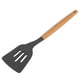 thumbnail image 4 of utensilio silicona Utensilio de cocina de silicona Hogar Restaurante Utensilios de cocina con mango de madera (espátula ranurada) Ecomeon no, 4 of 6