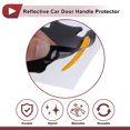 thumbnail image 4 of Unique Bargains 1 Set Reflective Car Door Handle Scratch Protector Anti-Scratches Auto Door Handle Protective Film Yellow, 4 of 7