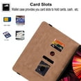 thumbnail image 6 of Case for iPad Pro 11 inch 2021, iPad Pro 11" 2020/2018 Cover, Allytech Anti-Scratch Adjustable Stand Elastic Band Auto Wake Sleep Wallet Case for iPad Pro 11 3rd/2nd/1st Gen 2021/2020/2018, Brown, 6 of 8