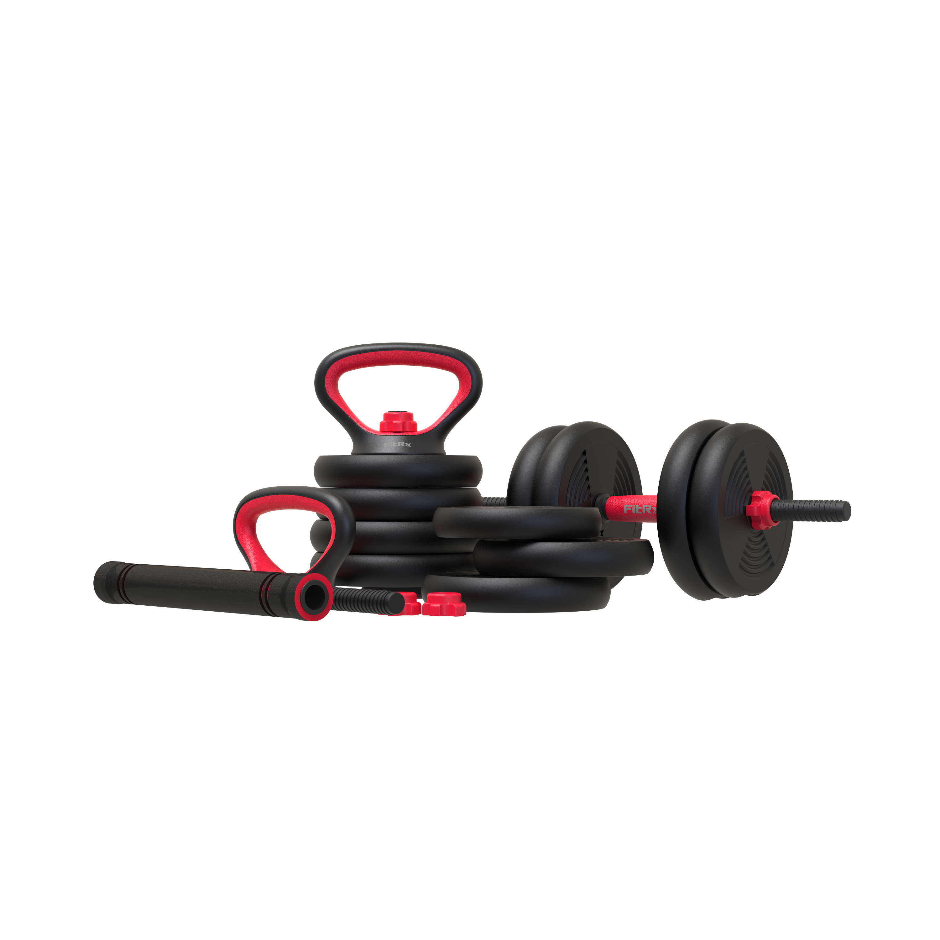 FitRx SmartBell Gym, 60 lbs. 4-in-1 Adjustable Interchangeable Dumbbell photo 2