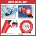 thumbnail image 4 of 1-Pack Electric Toilet Plunger, High Air Drain Unclogger for Toilet Sink Shower and Kitchen Drain, with Storage Bag, 4 of 7
