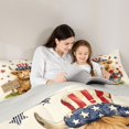 thumbnail image 4 of Manfei Kawaii Highland Cattle Queen Comforter Set,Cute Stars Floral Comforter Sets Queen,Brown Red,Light Gray Reversible,3 Pieces,1 Comforter and 2 Pillowcases, 4 of 7