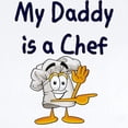 thumbnail image 2 of CafePress - My Daddy Is A Chef Infant Bodysuit - Baby Light Bodysuit, Size Newborn - 24 Months, 2 of 4