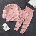 thumbnail image 2 of Gerichy Baby Girls Pajamas Kids Cotton Pajama Sets 2-Piece Long Sleeve Pjs Comfy Girl Sleepwear Home Clothes 3M-5T, 2 of 4