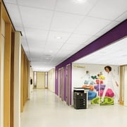 Armstrong 2x2 Cortega Acoustic Mineral Fiber Ceiling Tiles for Suspended Ceiling Grids, 16-Tiles per Pack, White