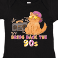 thumbnail image 4 of Inktastic Bring Back The 90s Cool Orange Cat Boys or Girls Baby Bodysuit, 4 of 5