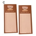 thumbnail image 2 of Cheers US Note Pad Cute Bear Pattern Lined Writing Pads, 14cm x 6.5cm, 100 Sheets, 2 Pack, 2 of 2