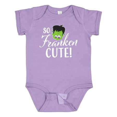 

Inktastic Halloween So Franken Cute Gift Baby Boy or Baby Girl Bodysuit