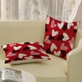 thumbnail image 3 of Valentines Day Pillow Covers 20x20 Set of 2, Black White Pink Love Heart Decor Valentine''s Day Throw Pillows Mother''s Day Farmhouse Decorative Red Pillowcase Outdoor Cushion Case for Sofa Couch, 3 of 6