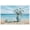 Unframe-style, variant on Coastal Beach Canvas Wall Art Posters Ocean Sea Themed Blue and White Floral Flowers in Vase Painting Starfish Artwork for Living Room Bedroom Bathroom Decor