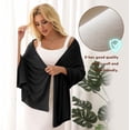 thumbnail image 4 of Tencel Shawl Wraps 70 x 35in Travel Essentials Lightweight Pashmina for Travel Blanket Scarf UPF 50+, 4 of 6
