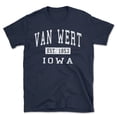 thumbnail image 1 of Van Wert Iowa Classic Established Men's Cotton T-Shirt, 1 of 1
