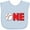 AE-Light Blue, variant on Inktastic One with Baseball Baby's First Birthday Boys or Girls Baby Bib