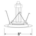 thumbnail image 2 of Juno Lighting 22-WH 6-Inch Fresnel Trim with White Trim Ring, 2 of 3