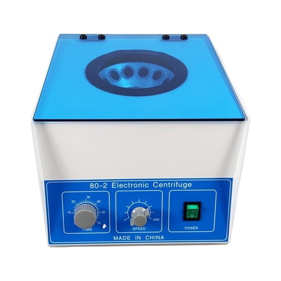 PreAsion Type 80-2 Desktop Electric Centrifuge Blue Cover Plate Lab Centrifuge Low Speed 4000rpm 110V