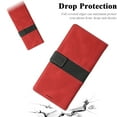 thumbnail image 3 of for iPhone 12 Mini Wallet Flip Cases Cover,[RFID Blocking][Card Holder/Cash Slots][Magnetic Clasp] Stand Retro Premium PU Leather Shockproof Folio Phone Case with Wrist Strap,Red, 3 of 6