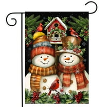 Briarwood Lane Snowman Pair Garden Flag
