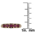 thumbnail image 3 of 10k Yellow Gold Genuine Ruby Anniversary Ring, 3 of 5
