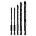 thumbnail image 2 of Discount Qaailabf 5pc Plastic Box Drilling Ceramic Tile Drill Bit Glass Concrete Cement Drill Multifunctional Drill Bit, 2 of 2