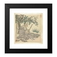 thumbnail image 2 of Chen Hongshou 20x21 Black Modern Framed Museum Art Print Titled - A Lohan (After Kuan-Hsiu) (1598-1652), 2 of 5
