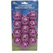 OnCourse Golf 12 Perforated Pink Practice Golf Balls