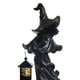 thumbnail image 4 of Estatua de bruja del infierno con adorno de linterna, artesanía, escultura de resina de bruja con linterna Negro, 4 of 9