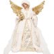 thumbnail image 1 of wonima02 Angel Tree Topper with Lights, 12 Inch Christmas Tree Topper Angel Figurine with Lyre Christmas Tree Angel Treetop for Indoor Home Holiday Party, Champagne Gold, 1 of 1