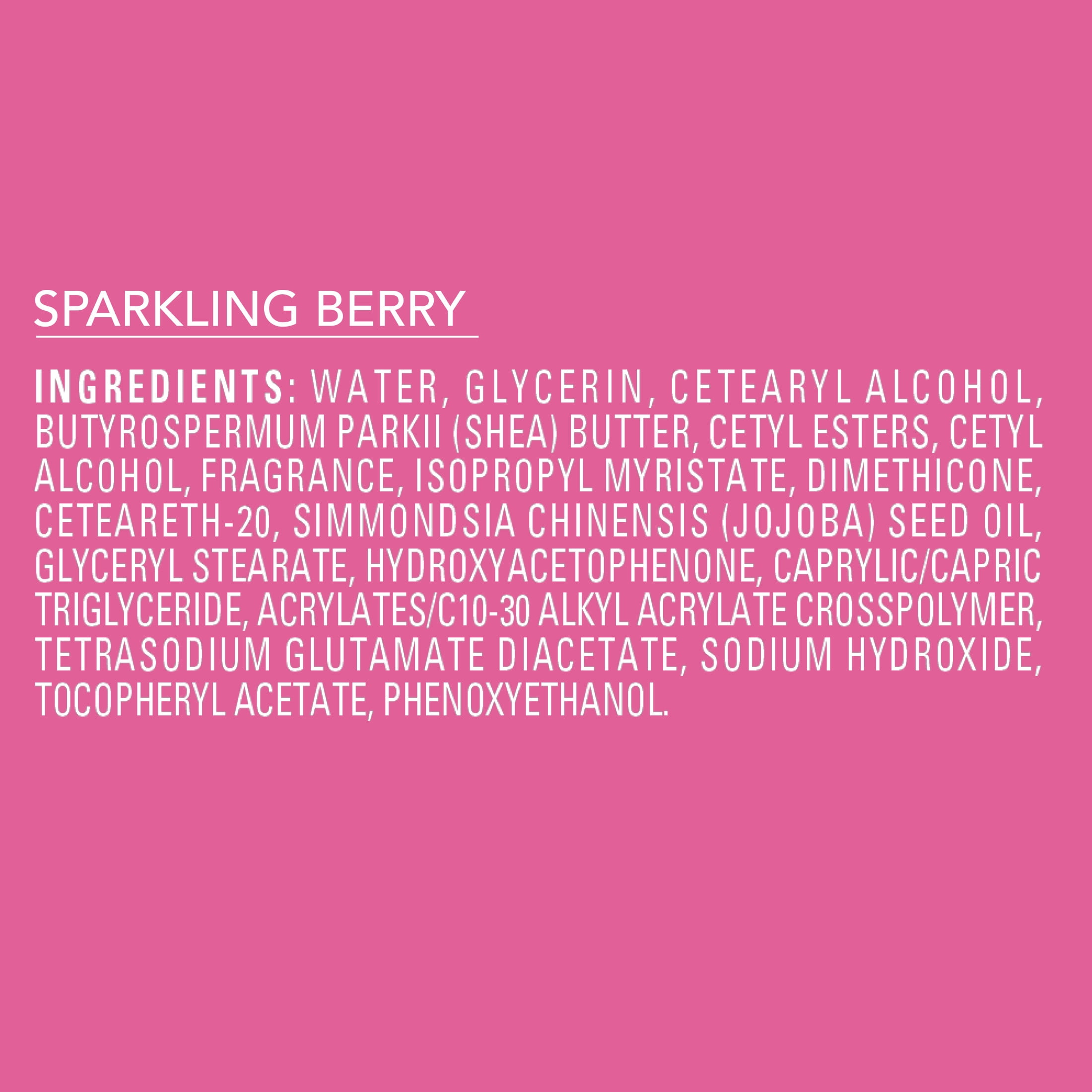 Jergens Shea Fusion Sparkling Berry Scented Body Lotion, Moisturizer for Dry Skin, 14 fl oz