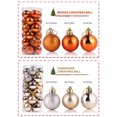 thumbnail image 3 of ESULOMP Christmas Balls Ornaments, 24Pcs Xmas Tree Decorations, 60mm/2.36" Shatterproof Christmas Tree Ornaments Hanging Ball for Holiday Wedding Party Decoration, 3 of 3