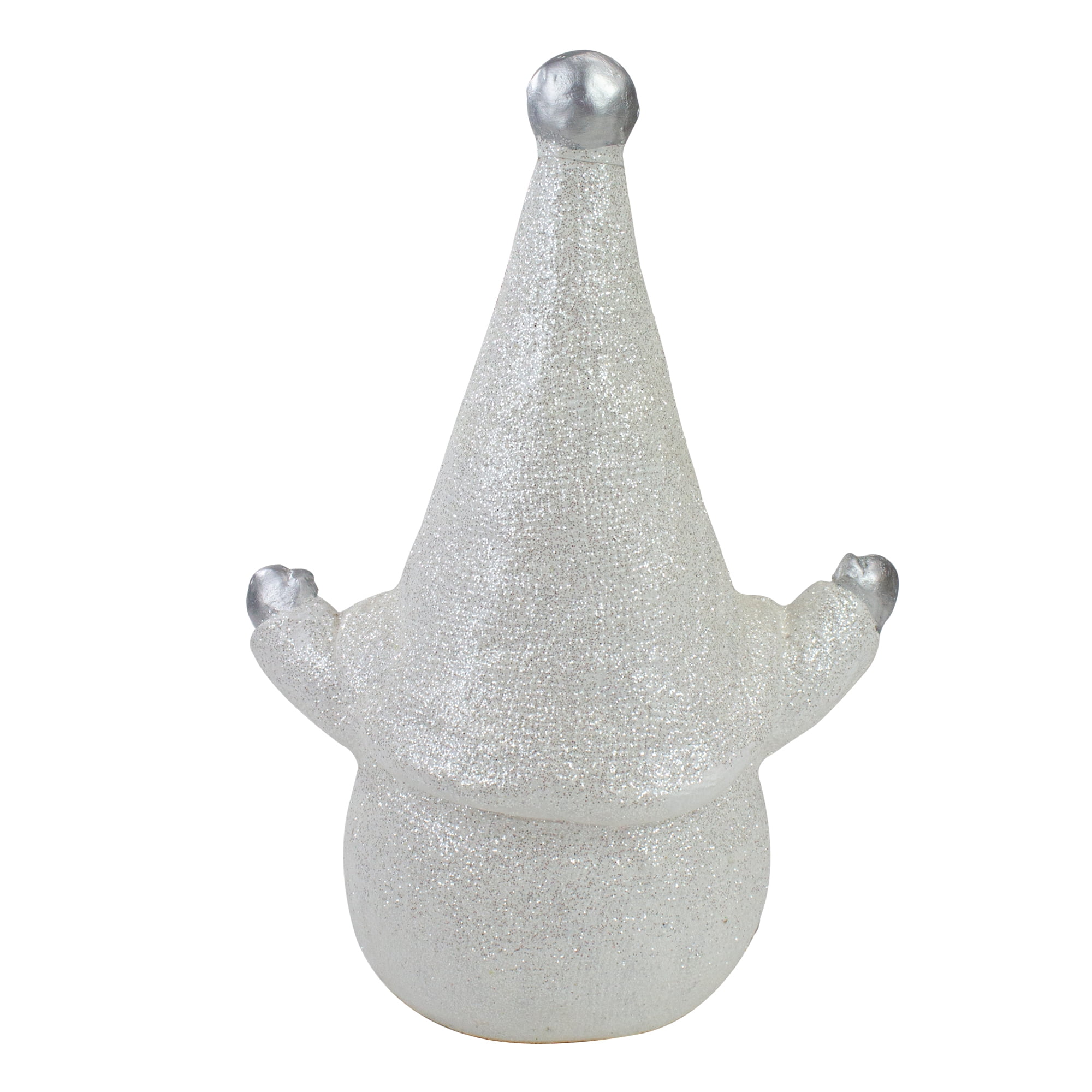 Northlight LED Lighted Gnome Christmas Decoration - 17" - White and Gray