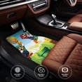thumbnail image 7 of Lsque Mario Print 4-Piece Floor Mats, Heavy-Duty Rubber Liners, Anti-Slip Design, All-Season Automotive Protection, Vehicles, Cars, Trucks, and SUVs, 7 of 7