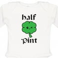 thumbnail image 4 of Inktastic Half Pint Boys or Girls Long Sleeve Baby Bodysuit, 4 of 5