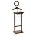 thumbnail image 1 of Pemberly Row Support de Valet de Chambre avec Miroir et Porte-Manteaux en Espresso, 1 of 1