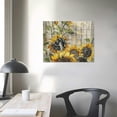 thumbnail image 4 of Orinice Sunflowers Fine Art Aesthetic Poster & Print Wall Painting for Home Decor - Ready to Hang Canvas Living Room Bedroom Office Wall Decor 20x16in, 4 of 6