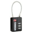 thumbnail image 6 of Brinks 3-Dial Combination TSA Luggage Padlock with 1-7/10in Steel Cable Shackle, 2-Pack, 6 of 12