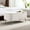 Ivory, variant on Convenient White Storage Bench With Faux Fur Upholstery For Bedroom Modern