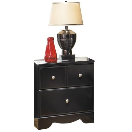 Ashley Furniture Shay 2 Drawer Nightstand Black