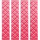 thumbnail image 1 of (Paquete de 4-rojo) Almohadillas universales para cinturón de seguridad de automóvil, cubiertas para correa de hombro para cinturón de seguridad para adultos, almohadilla para arnés para aut, 1 of 5