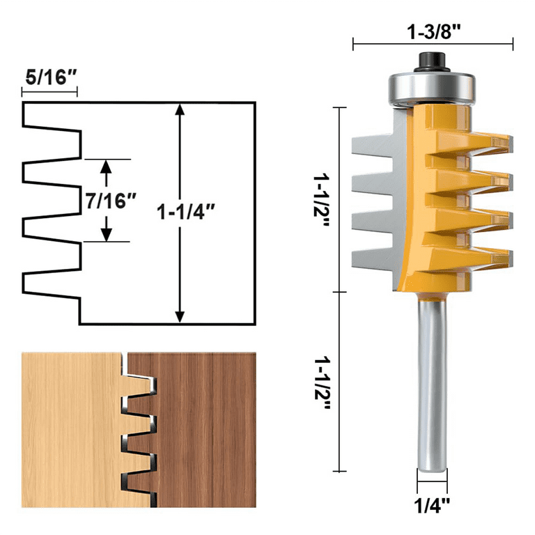 1-3/4'' Freud 99-063 No Lip Door Edge Router Bit | Woodworking And Hardware