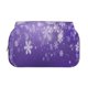 thumbnail image 2 of Disketp Snowfall Sky White Purple Estuche de Lápices de Doble Capa con Tapa Abatible y Cremallera, Organizador Escolar para Adolescentes y Adultos, 2 of 7