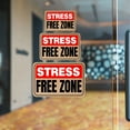 thumbnail image 4 of Classic Framed Plus Stress Free Zone Wall or Door Sign | Funny Home Decor - Large, 4 of 9