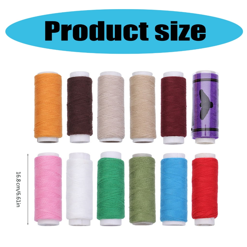 120 Spool of Polyester Sewing Thread Multicolored Spool Sewing Thread for Sewing