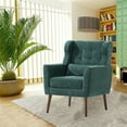 thumbnail image 2 of Fulvari Modern Upholstered Foam Filled Reading Chairsfor Living Room Bedroom, 2 of 8