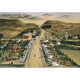 thumbnail image 2 of Joseph H. Hidley 14x11 Gold Ornate Wood Frame and Double Matted Museum Art Print Titled - View of Poestenkill, New York (ca. 1870), 2 of 4