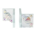 thumbnail image 4 of Sagebrook Home Set Of 2 Crystal Diamond Bookends, Rainbow, Novelty, Crystal, Glam, 8"L X 6"W X 6"H, Solid Color, 4 of 8