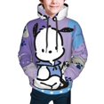 thumbnail image 6 of Sanrio Pochacco Kids' Hoodie 3d Print Sweatshirt Soft Pullover Hooded With Big Pockets Fans Gifts For Boys Or Girls Small, 6 of 7