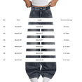 thumbnail image 3 of Ruyang Girls Ripped Jeans Elastic Waist Denim Pants Teens Baggy Wide Leg Distressed Jeans with Pockets Kids Streetwear Summer Pants, 3 of 8